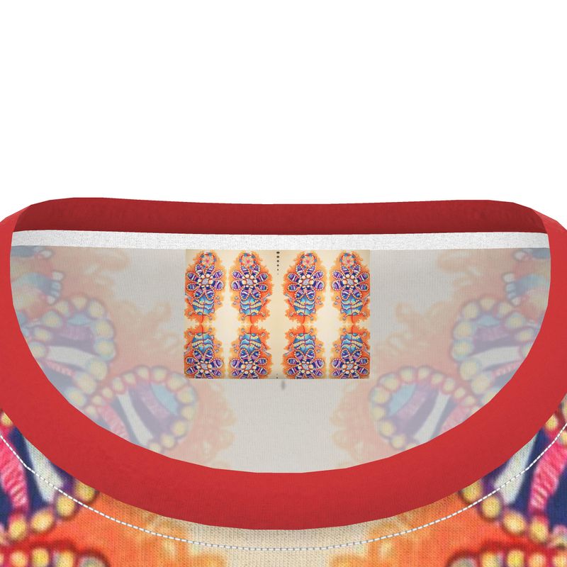 Cut And Sew All Over Print T Shirt