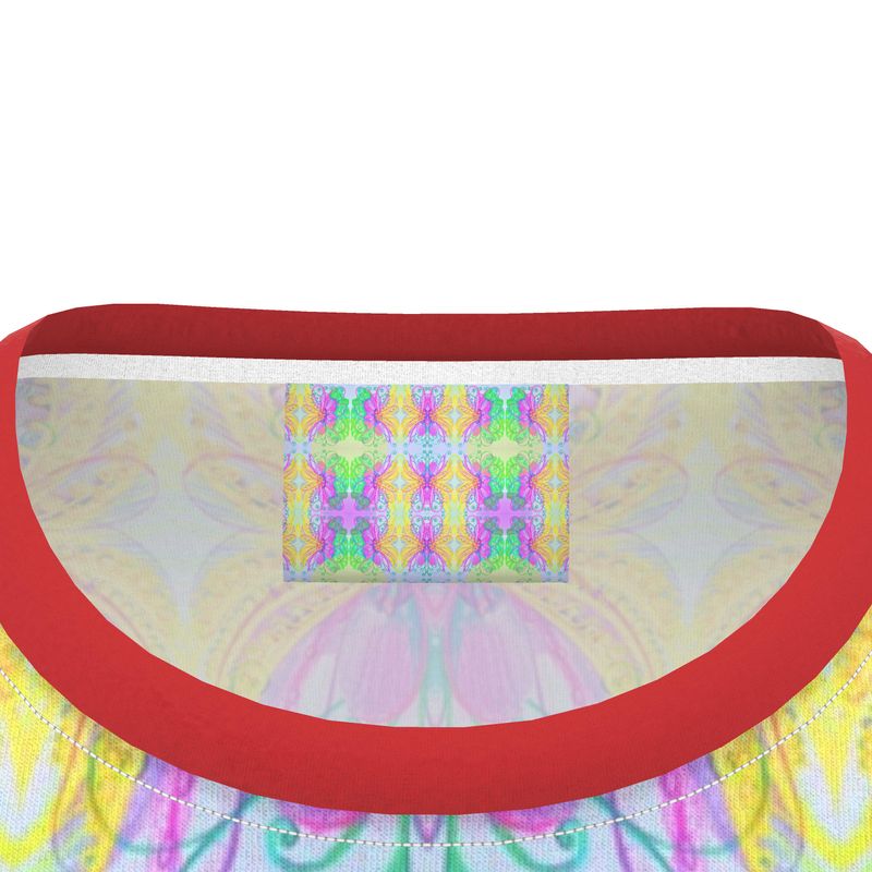 Cut And Sew All Over Print T Shirt