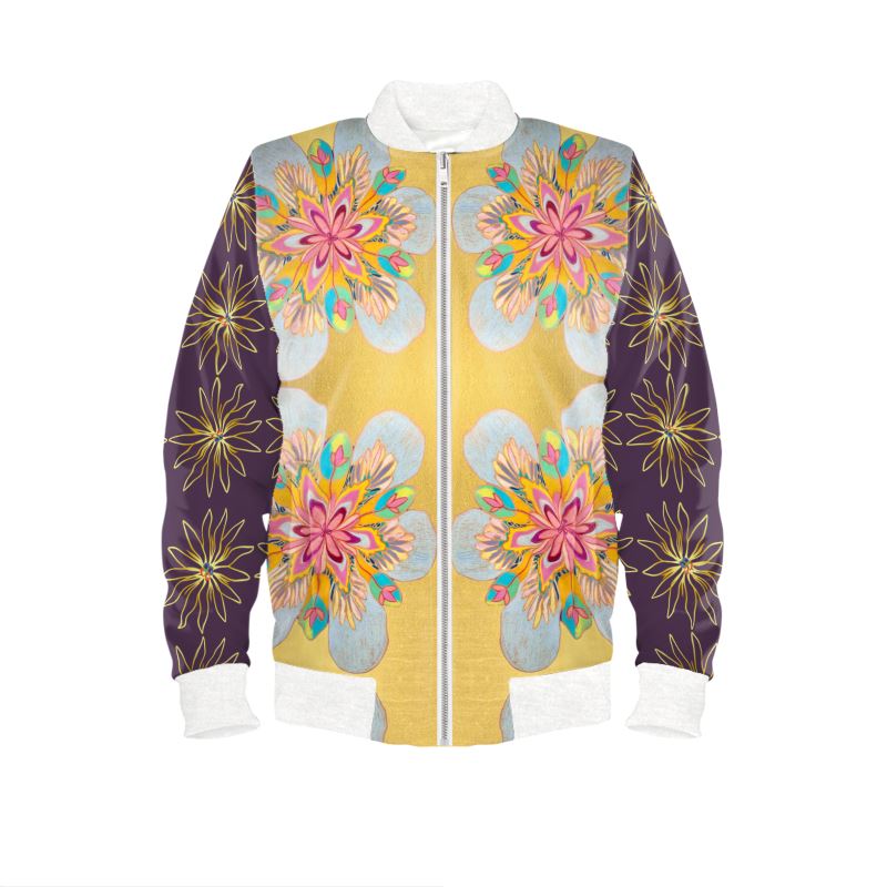 Funky Fleurs Men's Bomber Jacket