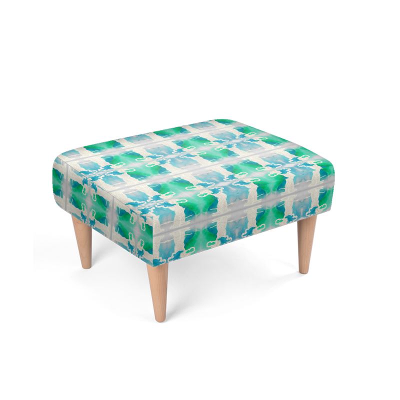 Ikat Footstool