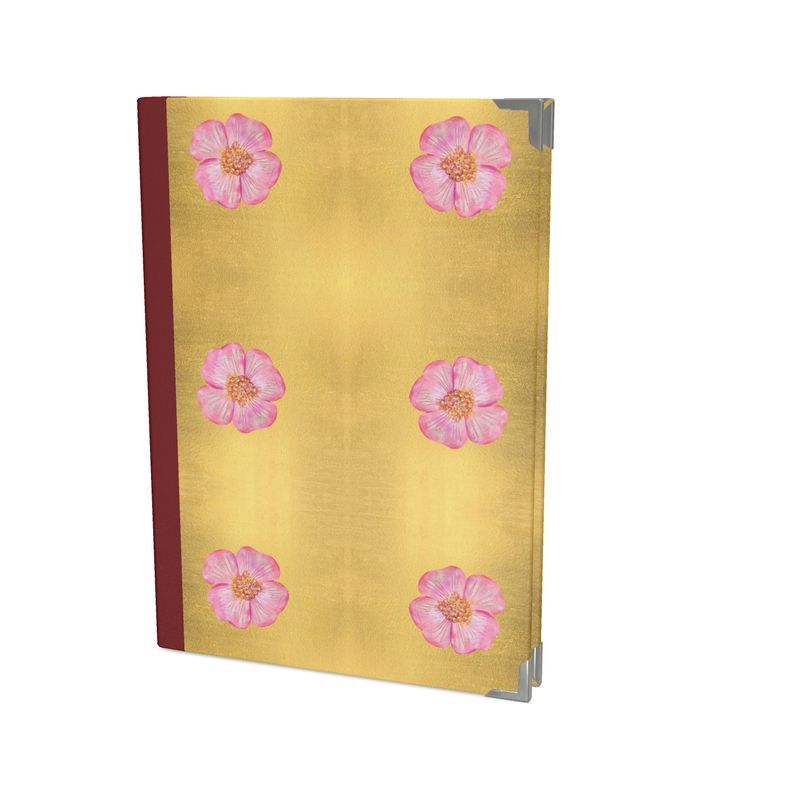 Pink and Gold Notebook