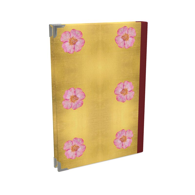 Pink and Gold Notebook