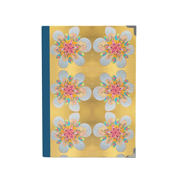 Golden Flowers Notebook