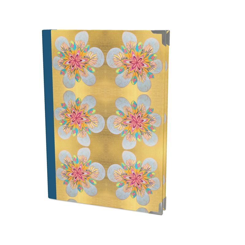Golden Flowers Notebook