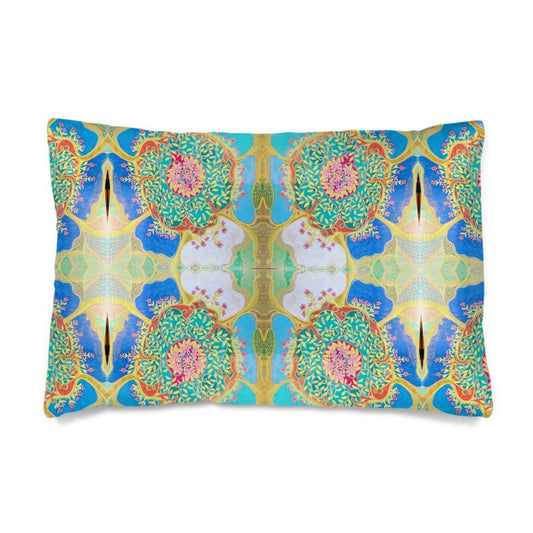 Mughal Garden Silk Pillowcase