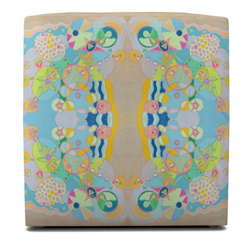 The Heavenly Seven Cube Ottoman