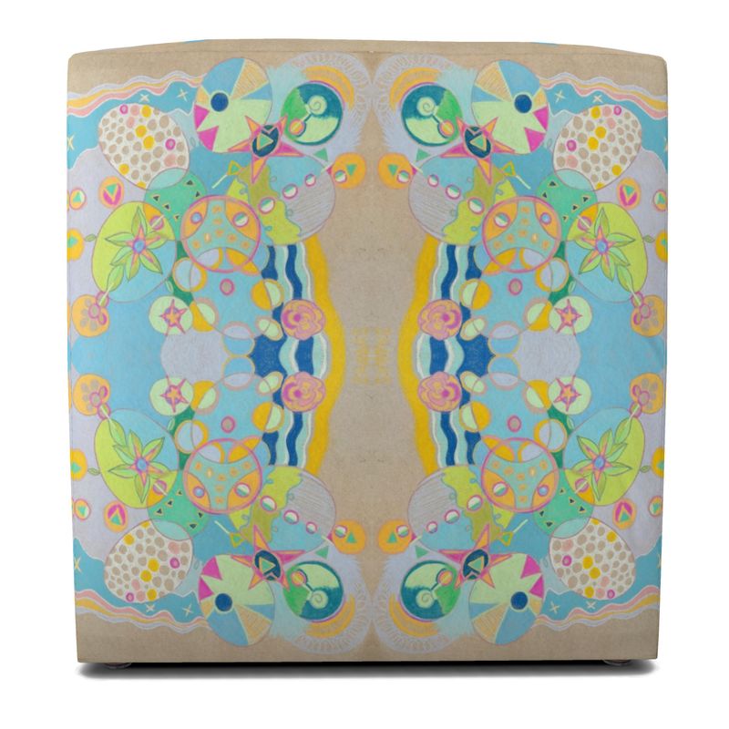 The Heavenly Seven Cube Ottoman