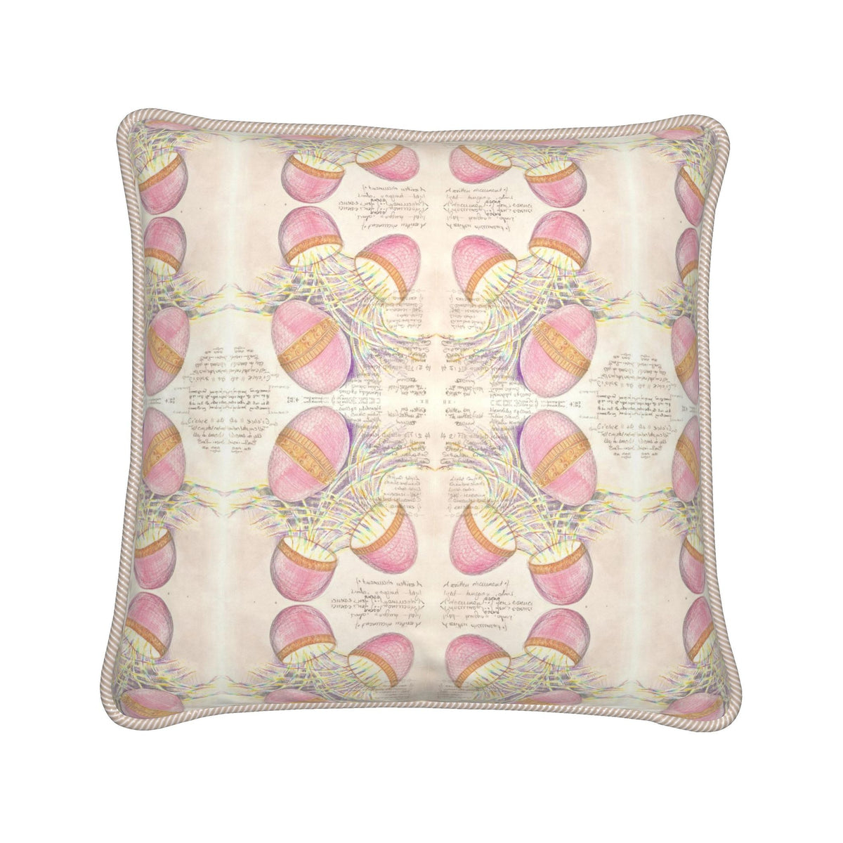 Joyful Paisley Silk Cushion