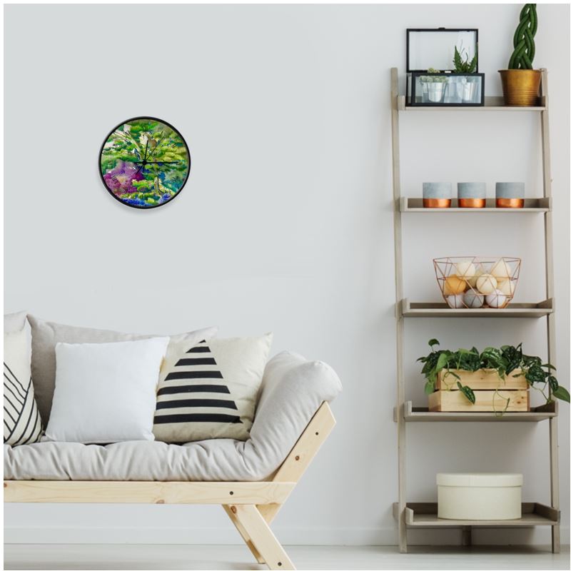 In The Cool of The Forest Wall Clock
