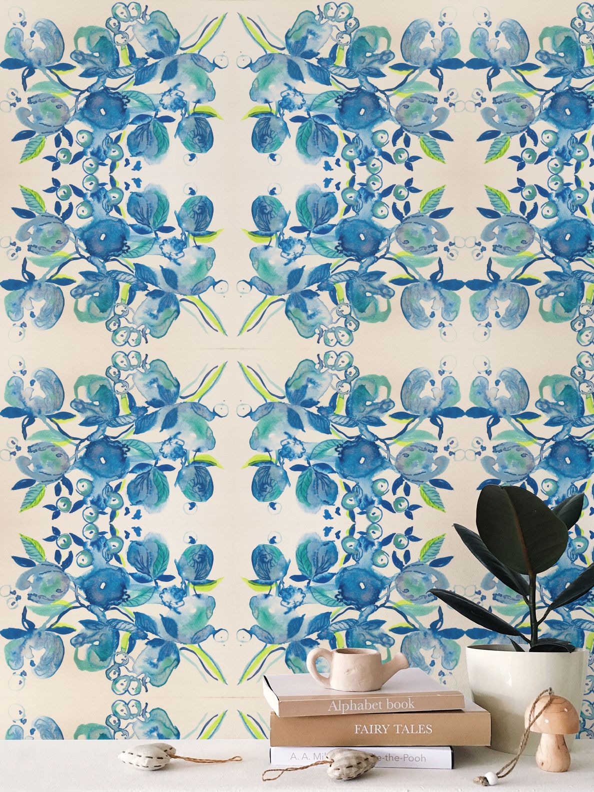 Fleurs Bleu