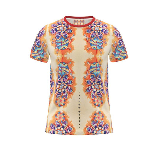 Cut And Sew All Over Print T Shirt